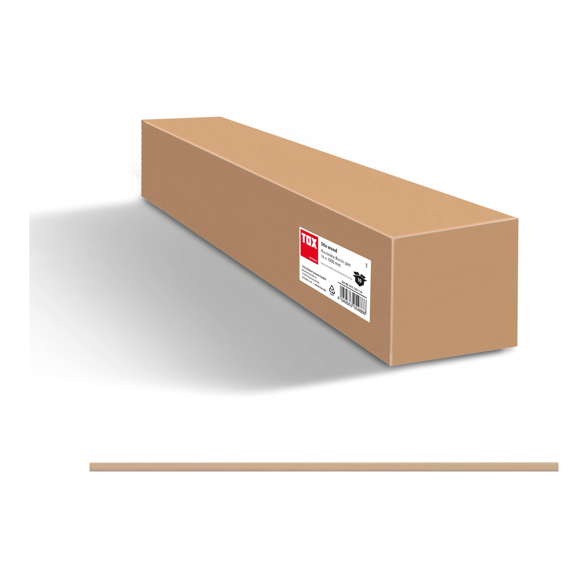 tox-stix-wood-rundst-be-buche-14x1000-mm-10-st-ck-massiv image 1