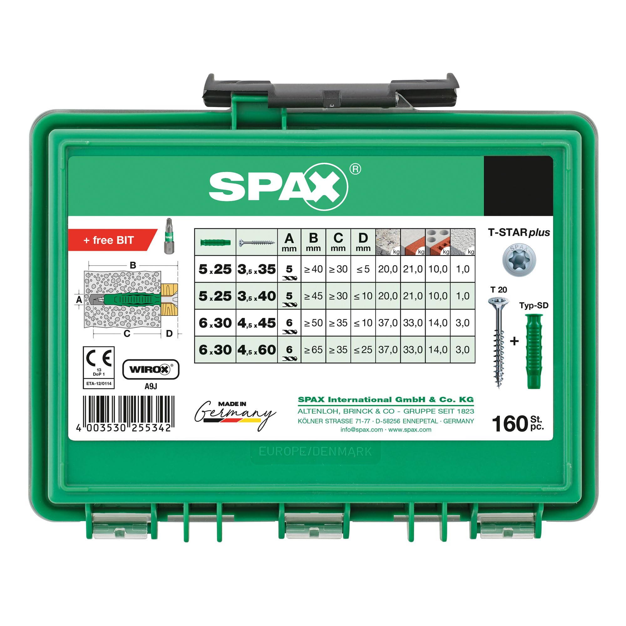 spax-schrauben-d-belset-160-teilig-universalschrauben-spreizd-bel-mit-t-star-plu image 3