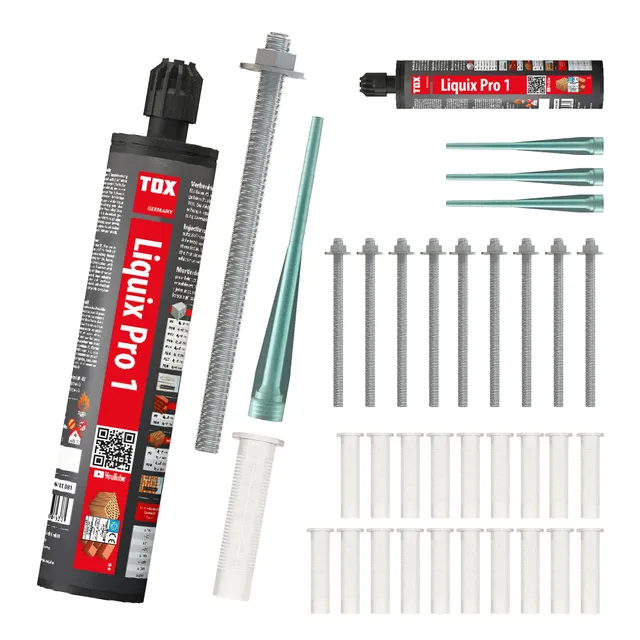 tox-liquix-pro-1-chemie-schwerlast-set-32-tlg-mit-stix-a4-m16x190-und-sleeve-20x image 1