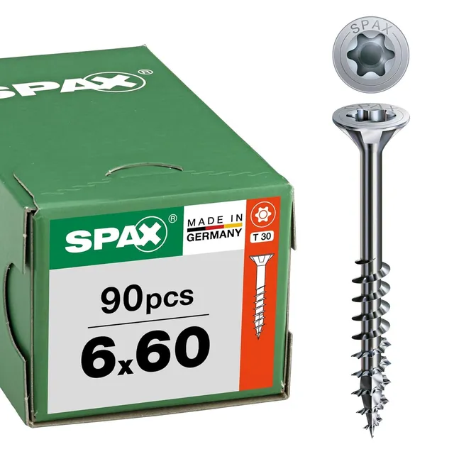spax-edelstahlschraube-a2-senkkopf-t30-teilgewinde-6x60-mm-90-st-ck image 1