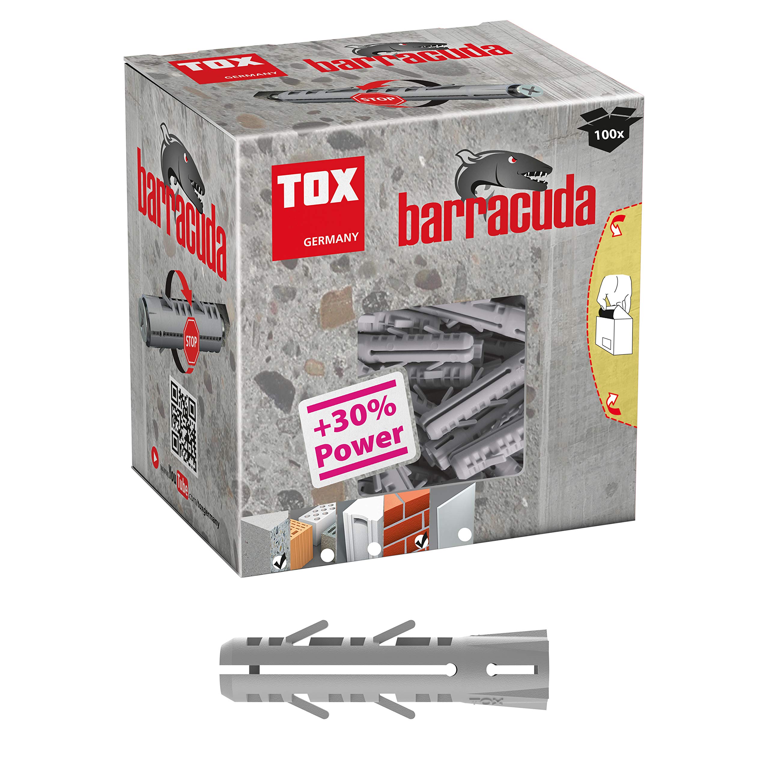 tox-spreizd-bel-barracuda-8-x-40-mm-nylon-100-st-ck image 1