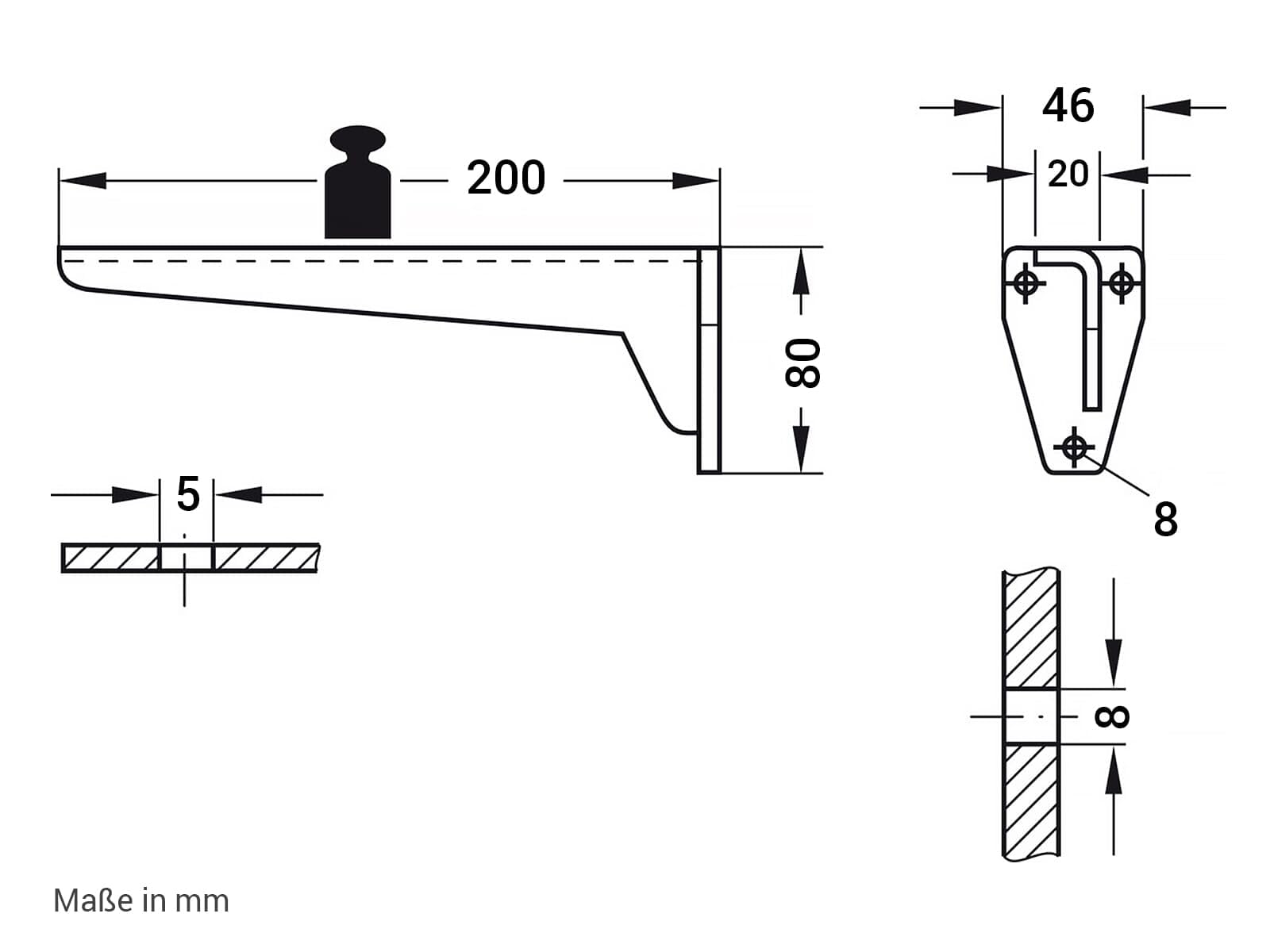 h-fele-konsole-hebgo-200-mm-287-44-416-starr image 3