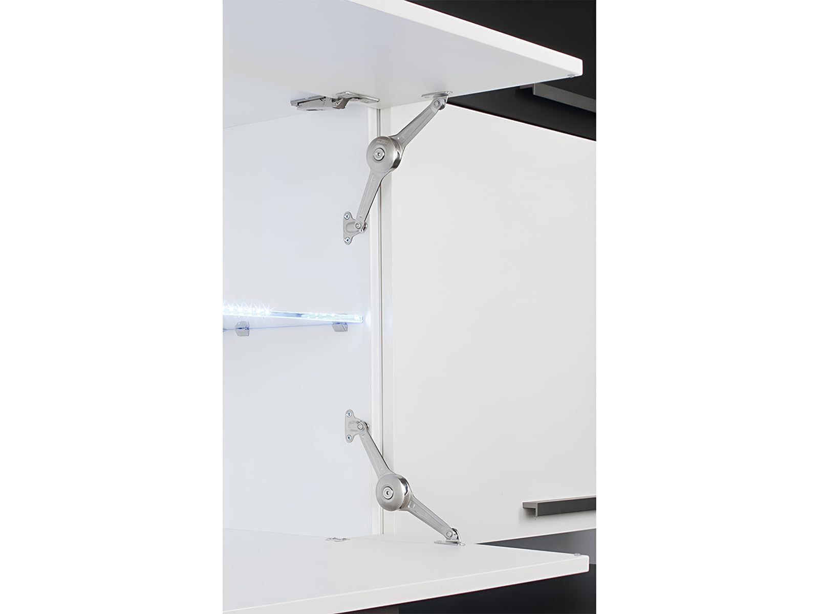 h-fele-free-duo-standard-klappenbeschlag-373-66-212-bis-110-schwarz-komplett-set image 2