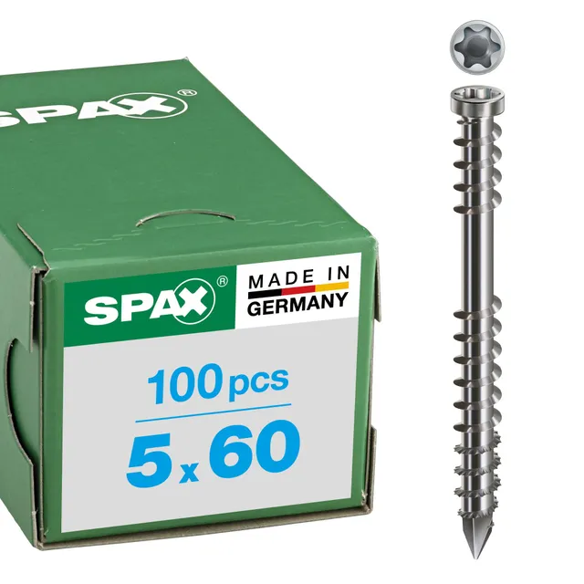 spax-terrassenschraube-edelstahl-rostfrei-a2-5-0-x-60-mm-t-star-plus-100-st-ck image 1