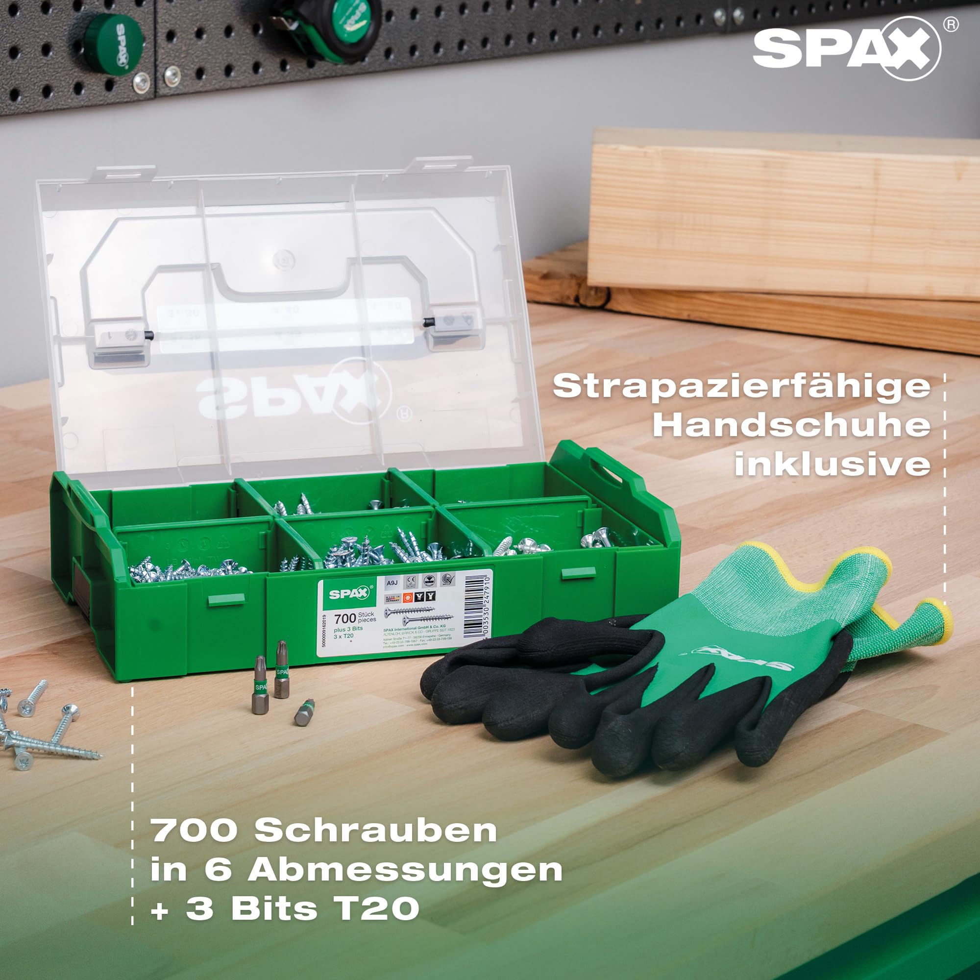 spax-montagekoffer-l-boxx-mini-wirox-700-teilig-mit-handschuhen image 2