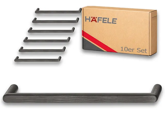 h-fele-d-co-h1950-b-gelgriff-100-20-009s3-schwarz-geb-rstet-140-mm-zinkdruckguss image 1