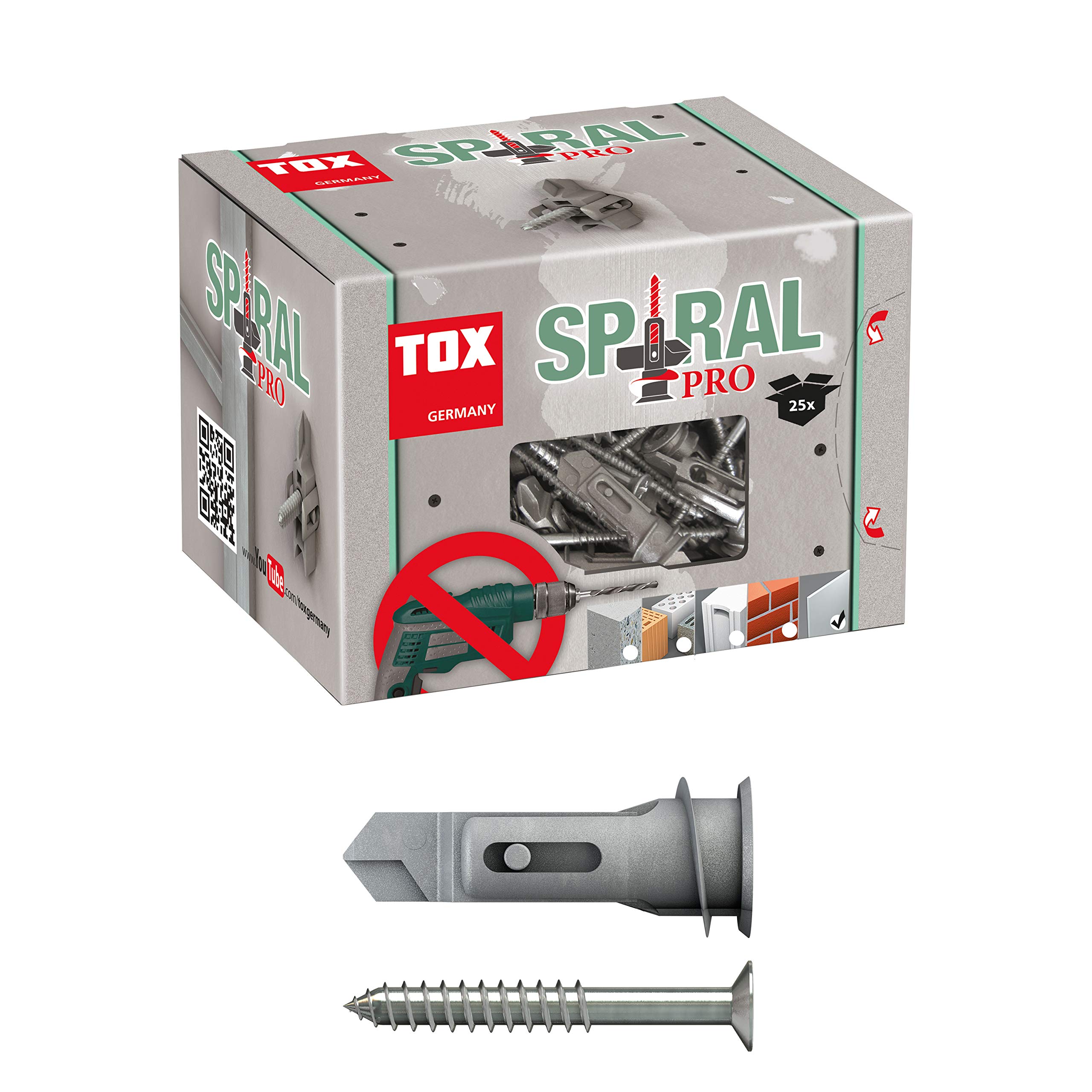 tox-spiral-pro-39-5-gipskartond-bel-39-mm-pz2-schraube-25-st-ck image 1