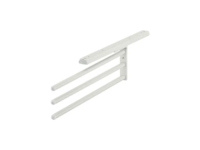h-fele-510-50-735-handtuchhalter-mit-3-stangen-450-mm-wei-zur-seiten-obermontage image 1