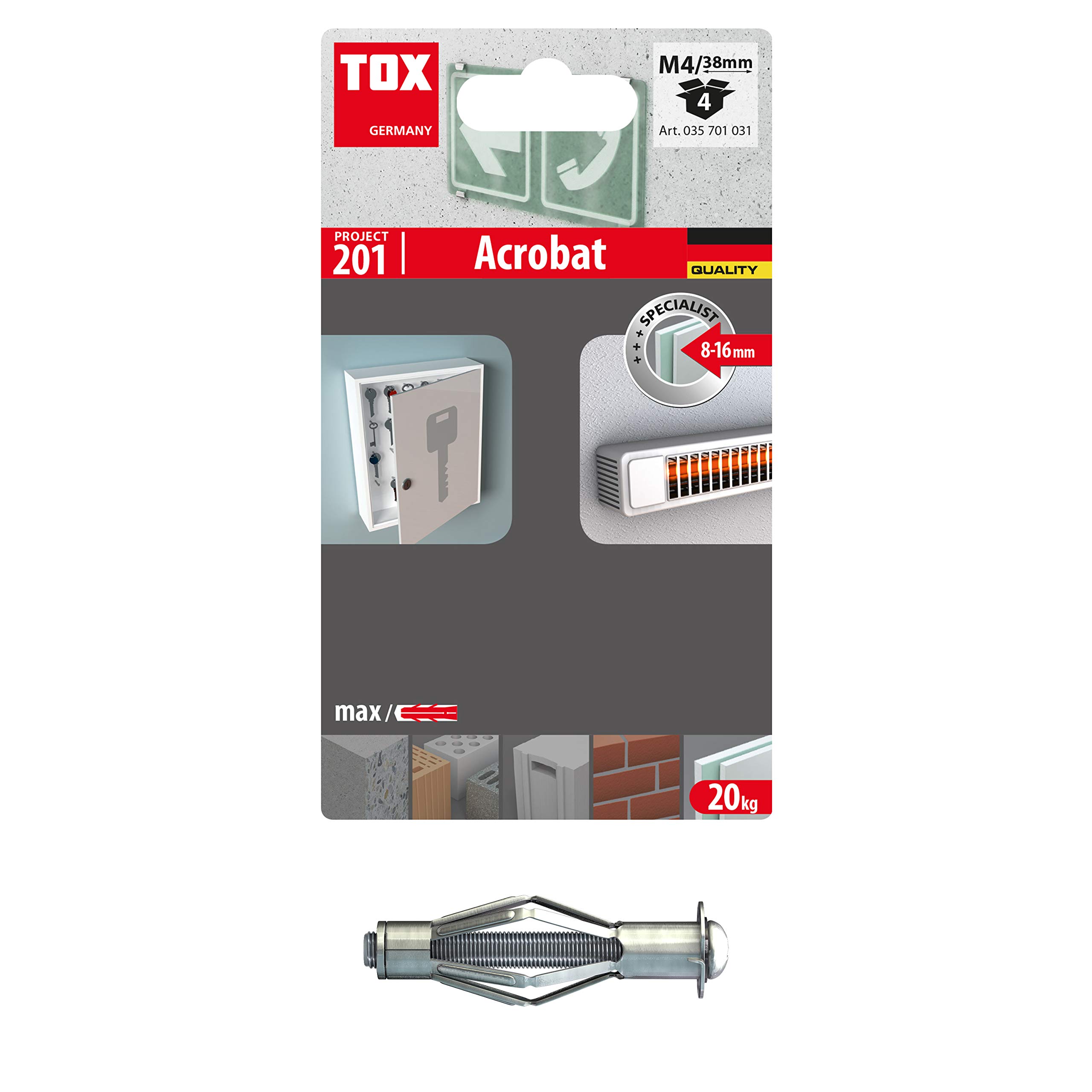 tox-acrobat-m5x65-metall-hohlraumd-bel-mit-schraube-4-st-ck image 8