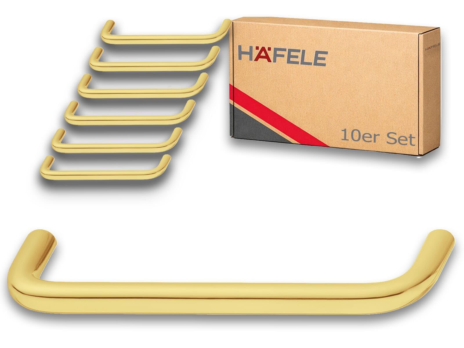 h-fele-d-co-100-20-027s3-b-gelgriff-edelstahl-messing-poliert-138-mm-10-st-ck image 1