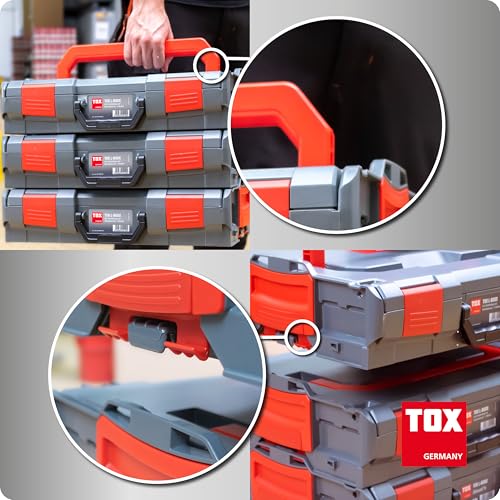 tox-sortimentskoffer-l-boxx-set-2-st-ck-grau-rot-mit-8-mulden-einsatz image 7