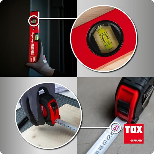 tox-werkzeug-set-09790903-cuttermesser-5-m-rollma-band-30-cm-wasserwaage image 7