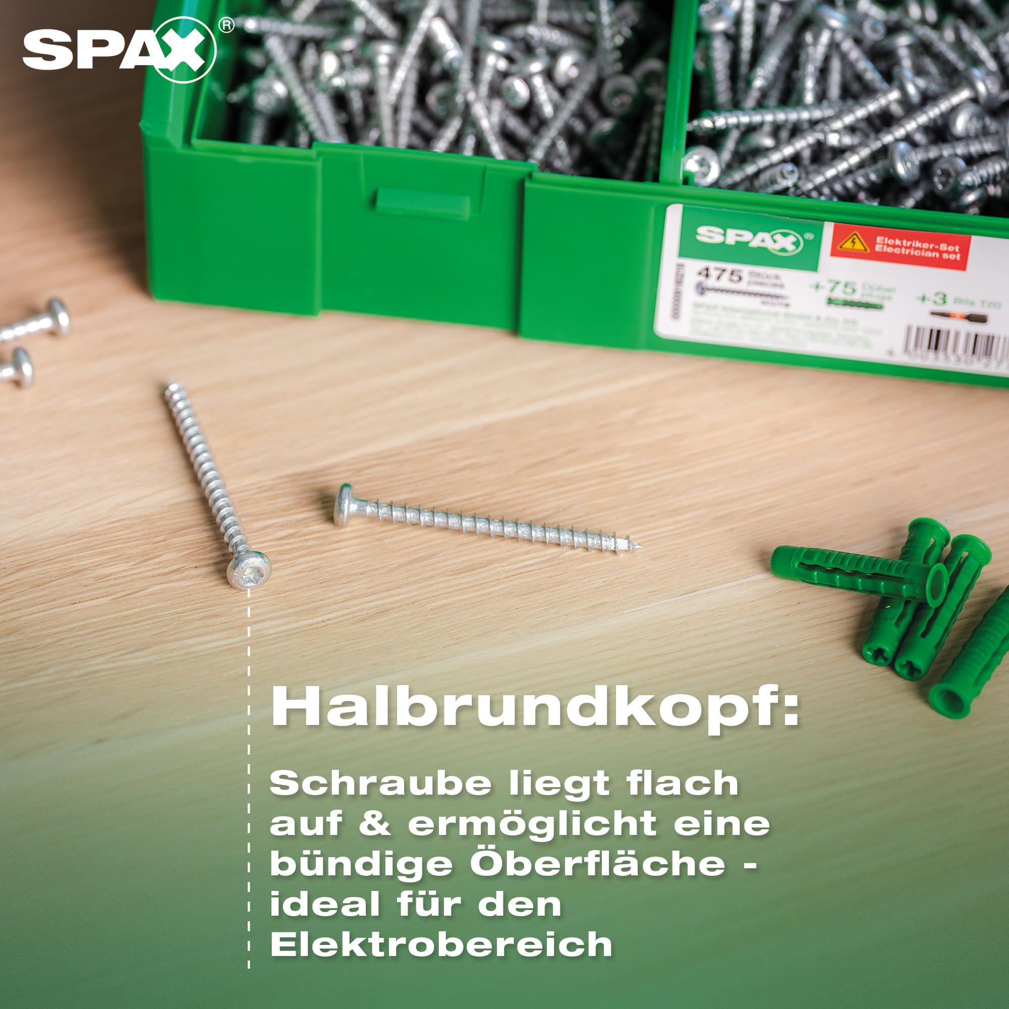 spax-elektriker-set-l-boxx-mini-553-teilig-halbrundkopfschrauben-d-bel-bits image 4