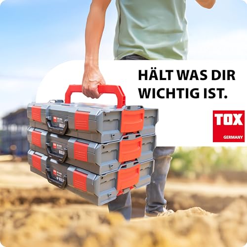 tox-sortimentskoffer-l-boxx-set-2-st-ck-grau-rot-mit-8-mulden-einsatz image 8