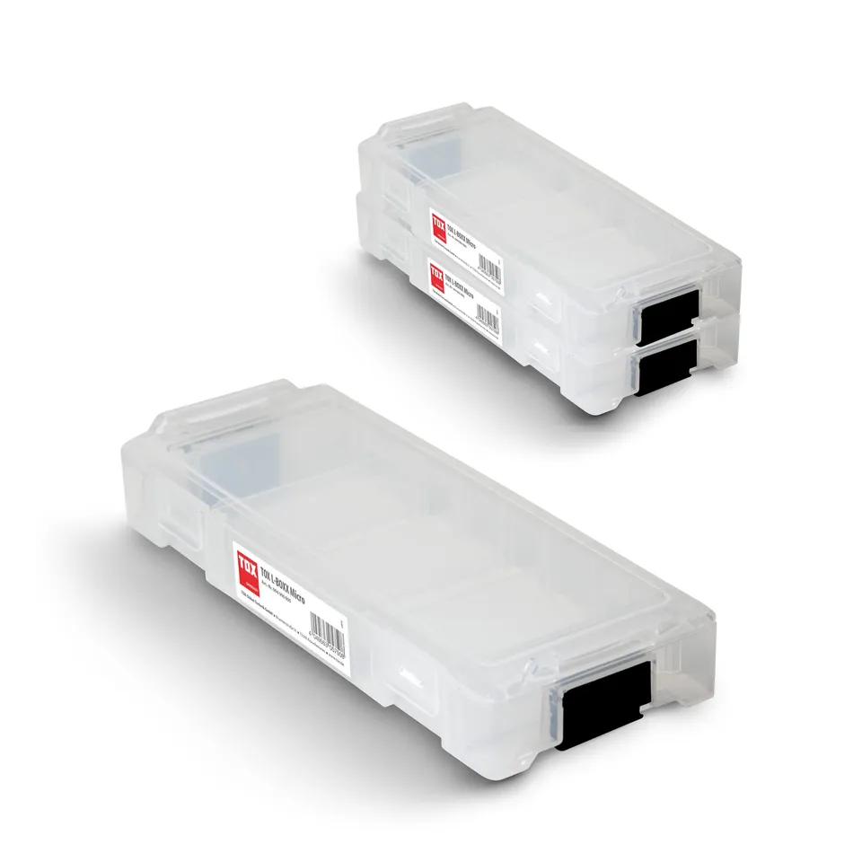 tox-sortimentskoffer-l-boxx-micro-transparent-3er-set-mit-8-f-chern image 1