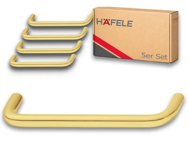 h-fele-d-co-100-20-027s2-b-gelgriff-edelstahl-messing-poliert-138-mm-5-st-ck image 1